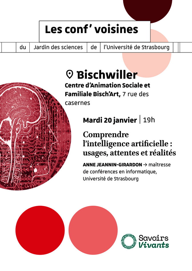 Conférence - « Comprendre l’intelligence artificielle : usages, attentes et réalités »